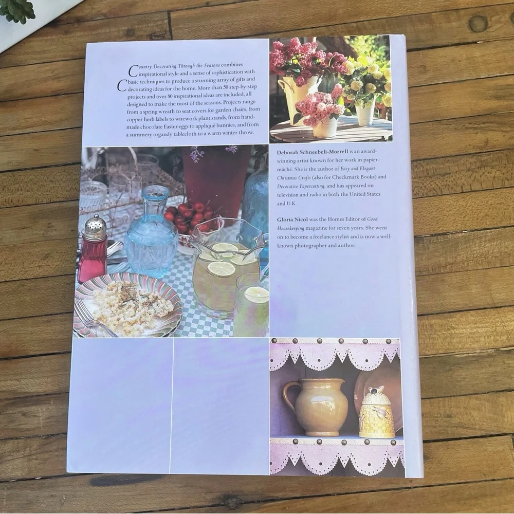 Country Decorating Through the Seasons Book 192 pages Coffee Table Decor